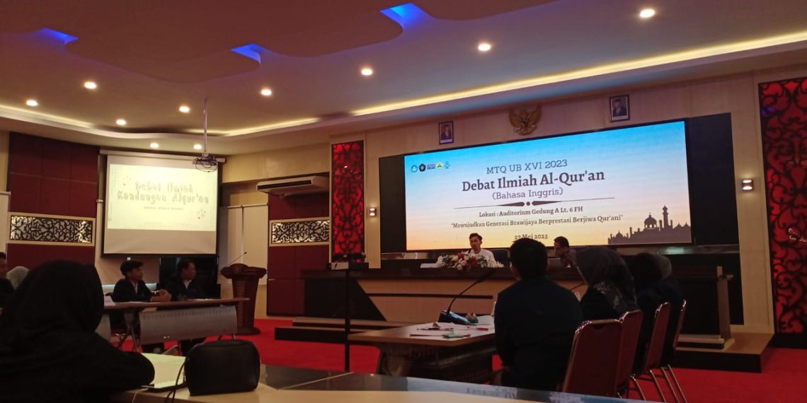 Debat Ilmiah Al Quran MTQ UB Ke-16 2023 : Pertajam Analisis Mahasiswa pada Kandungan Al Quran